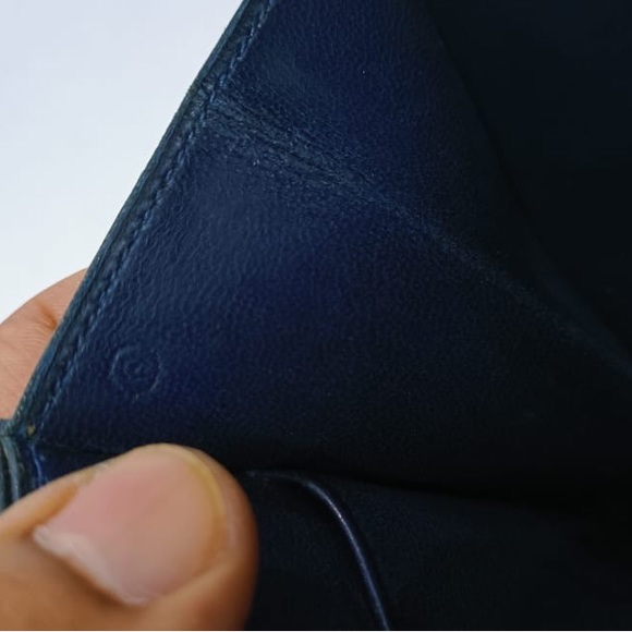 Vintage Hermes Navy Blue Leather Crossbody / Shoulder Bag - Picture 14 of 15